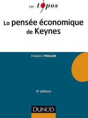 cover image of La pensée économique de Keynes--4e éd.